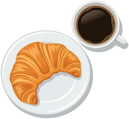 Francuskie śniadanie: croissant, kawa i poranny rytuał bez pośpiechu